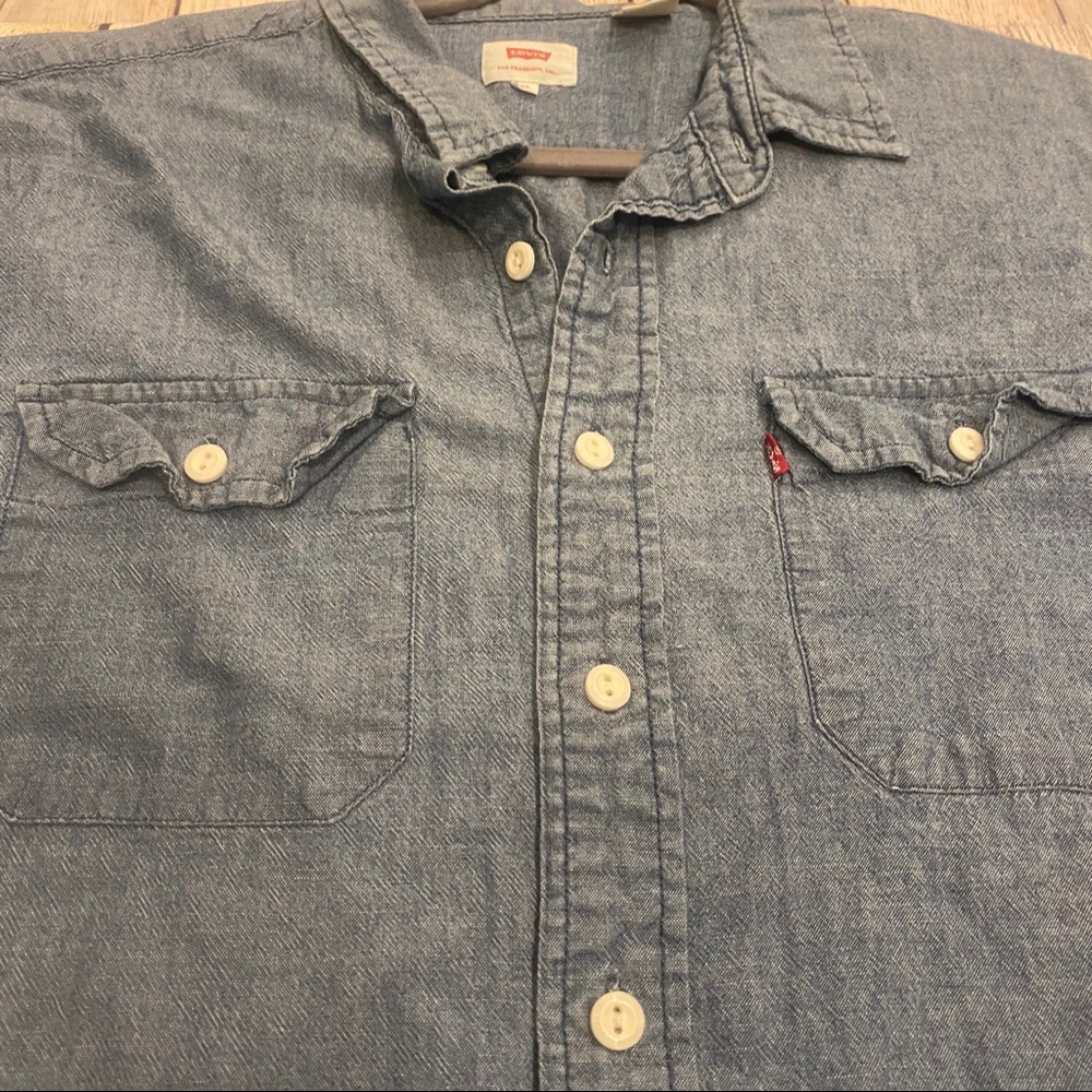 Levi’s Denim Button Down - image 4